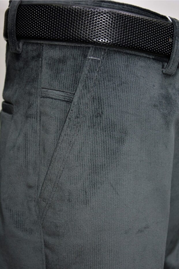 Velvet Trousers Classic Quilted Inside