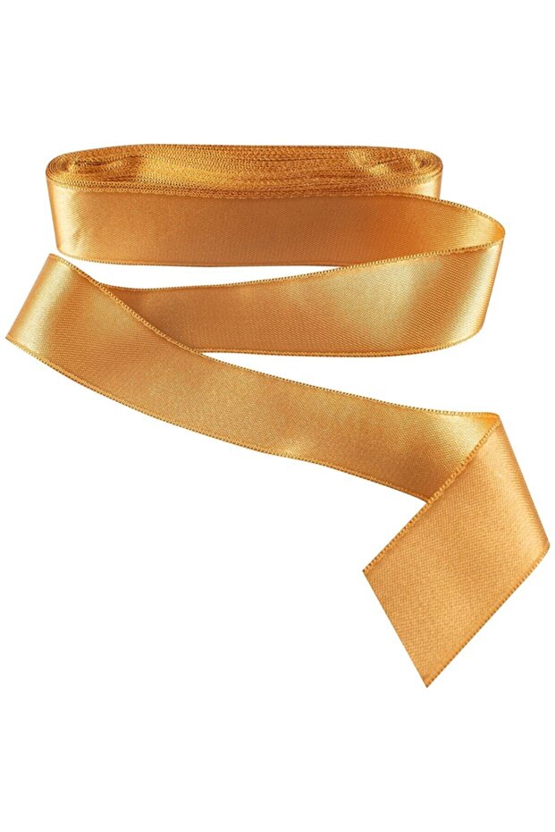 Satin Ribbon 3 Cm Gold 10 Meters