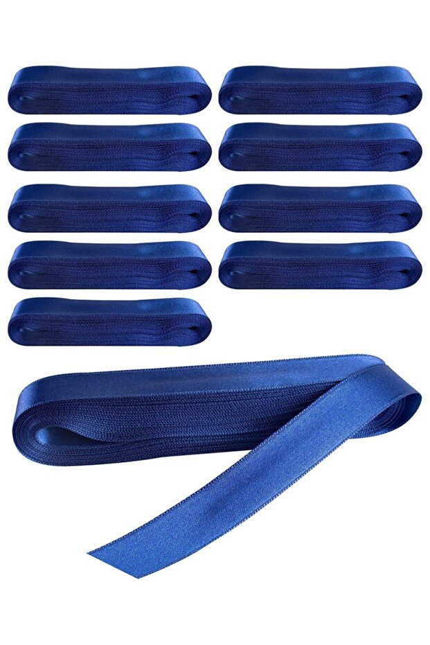 Satin Ribbon 10 Pcs3 Cm Cobalt Blue 10 Meters