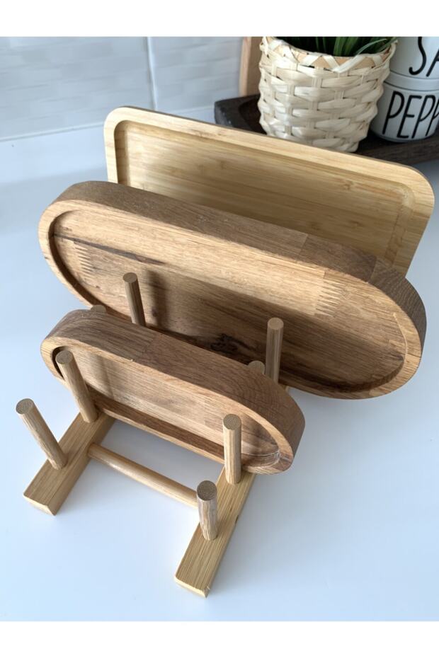 Bambu Tabak Standı 6’lı - 3