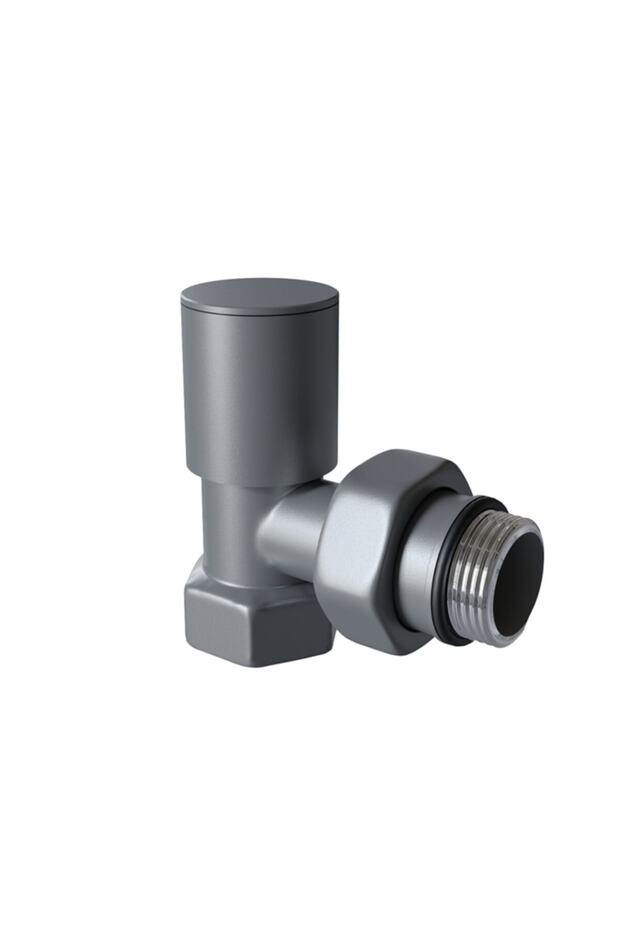 Radyatör Havlupan Vanası Siyah Mat 1/2' - 2