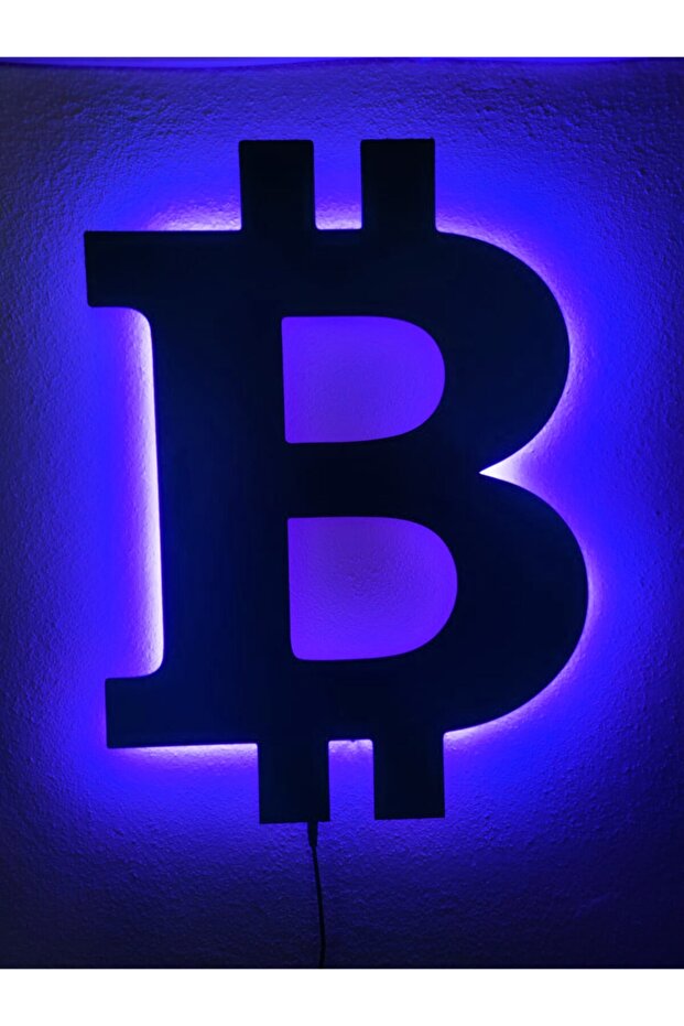 Bitcoin Btc LED Light Table - 1