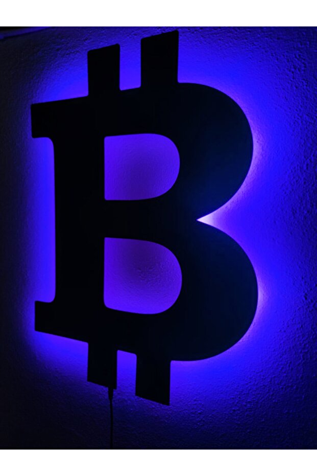 Bitcoin Btc LED Light Table - 3