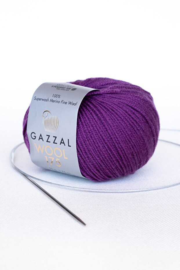 Wool 175 Super Washing 100% Merino First Class Wool Hand Knitting Yarn, 50 gr (334)