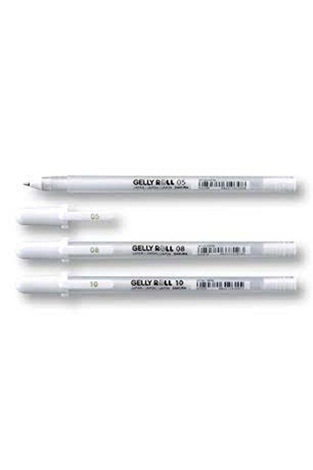 Gelly Roll: White Drawing Pen: 0.3 Mm (fine Tip)