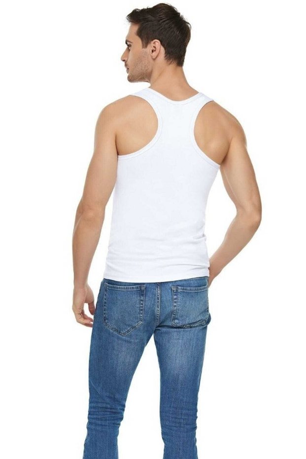 Momslab 3 Pack Lycra Cotton Men's Athlete Tank Top