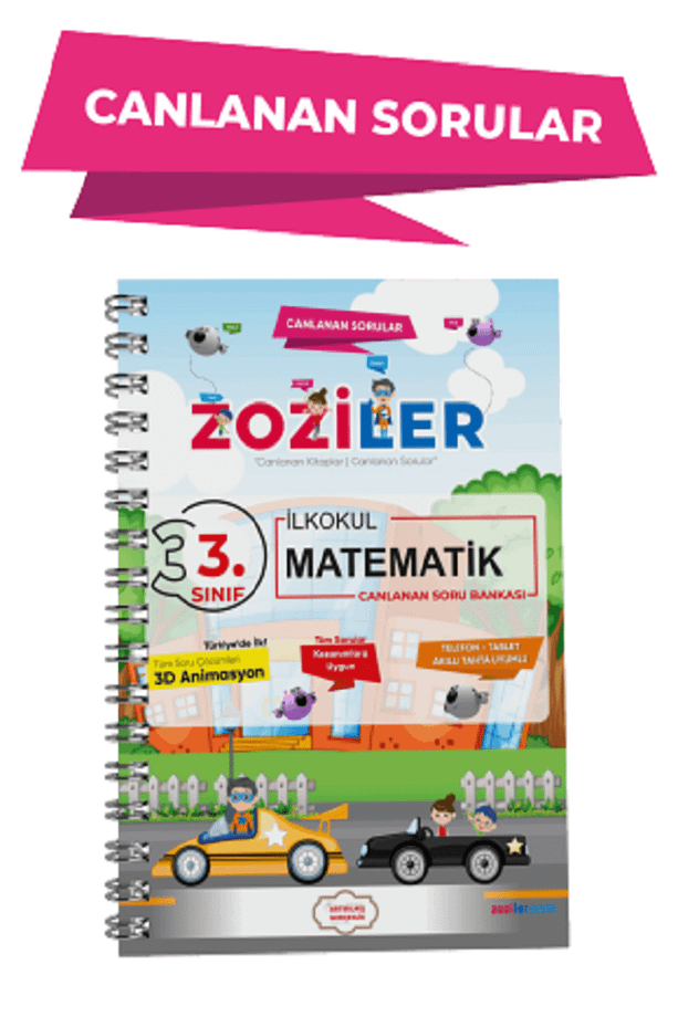 3.Sınıf Matematik Soru Bankası - Canlanan Kitap - AR - 1
