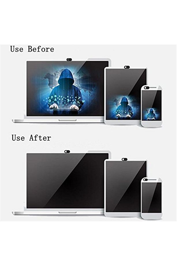 Bilgisayar Laptop Pc Notebook Telefon Kamera Kapatıcı - Siyah - 6
