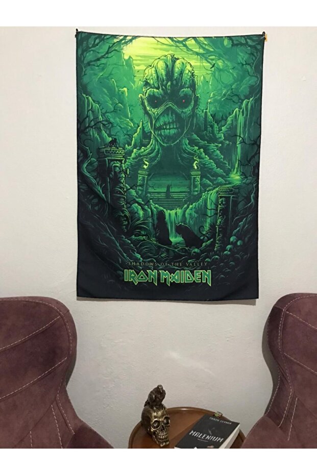 سجادة حائط بتصميم مجموعة Metallica Iron Maiden Group