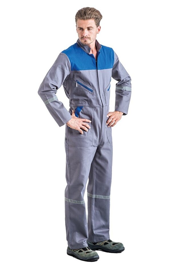 ملابس عمل رمادية للجنسين - 4