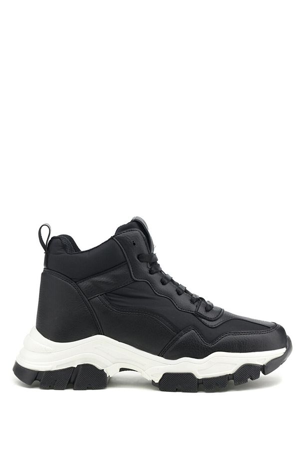 Baroksı.z 1pr Siyah Kadın Sneaker Bot - 2