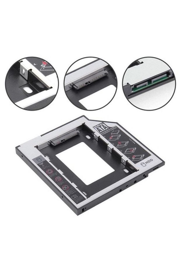 Notebook 2. Harddisk Için Yuva Kutu 9.5mm Slim Laptop Ikinci Hdd - 1