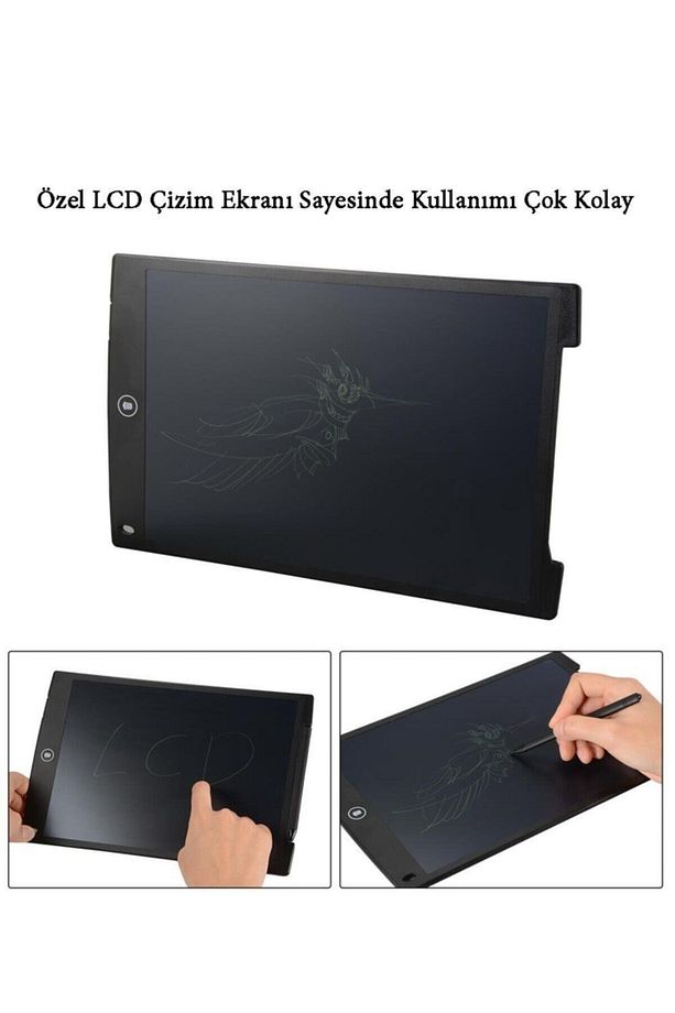 8.5" Lcd Grafik Not Yazma Ve Çizim Tableti-2 Yıl Pil Ömrü - 4