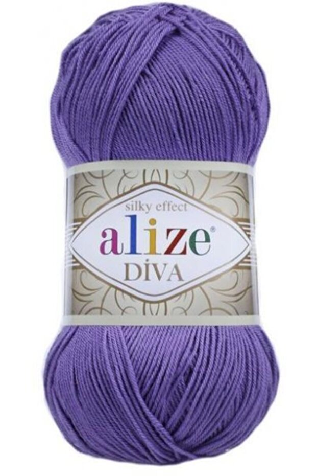 Diva 622 Menekşe El Örgü Ipliği - 1