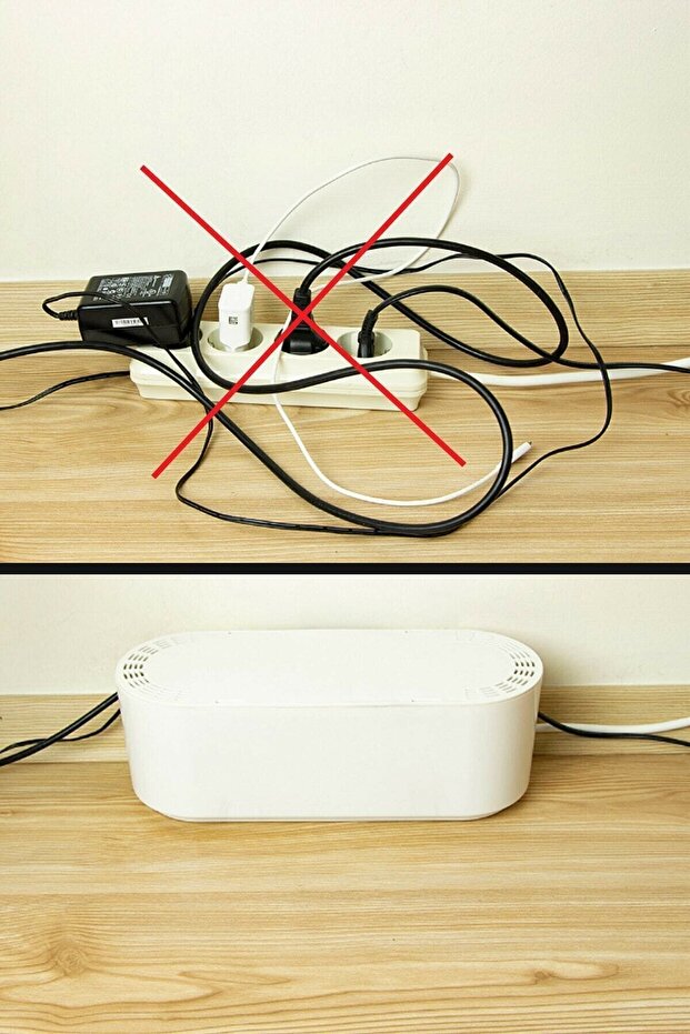 Cable Organizer - Extended Socket Protective Box - 1