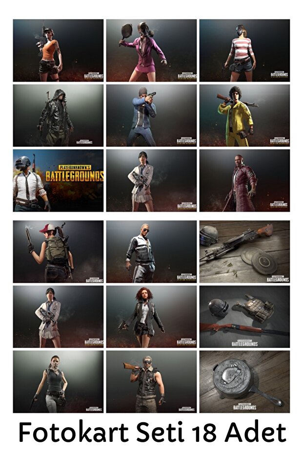 مجموعة بطاقات الصور Pubg