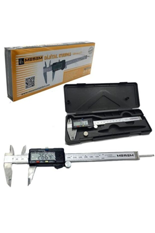 150 mm Digital Caliper 6" Cvr Steel Steel Caliper with Digital Carrying Bag