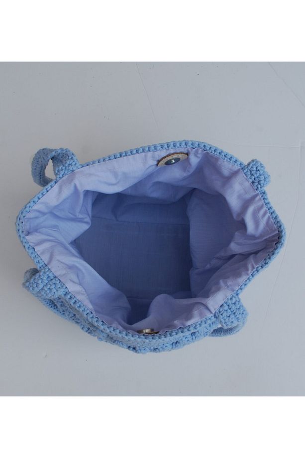 (%100) Makrome El Örgüsü Astarlı Omuz Askılı Çanta Handmade 101 - 4