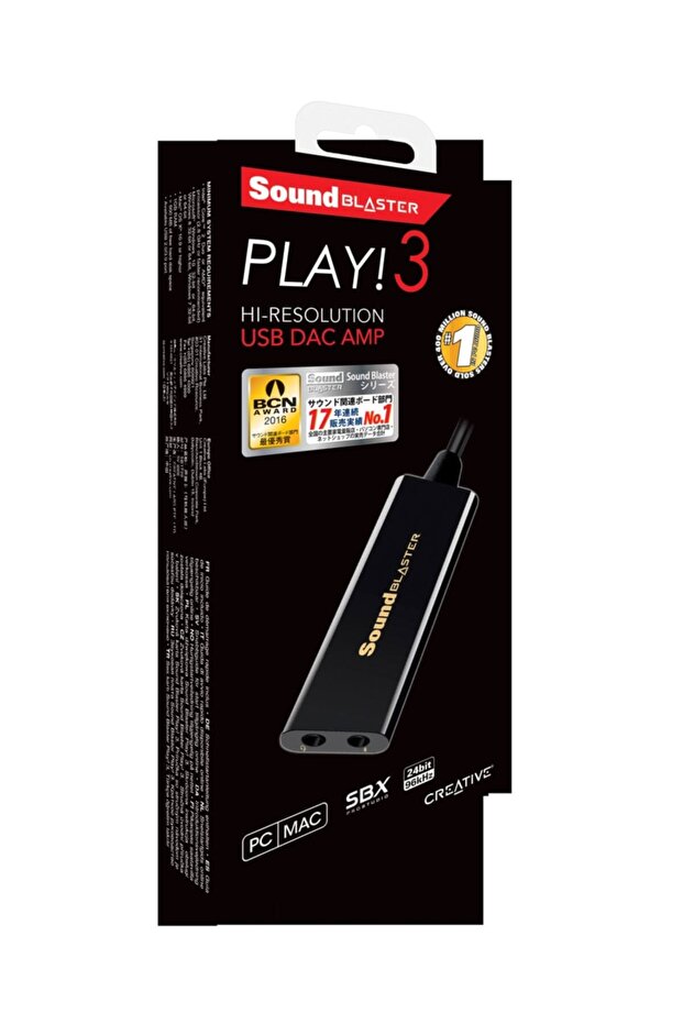 SOUND BLASTER PLAY 3 USB SES KARTI - 2