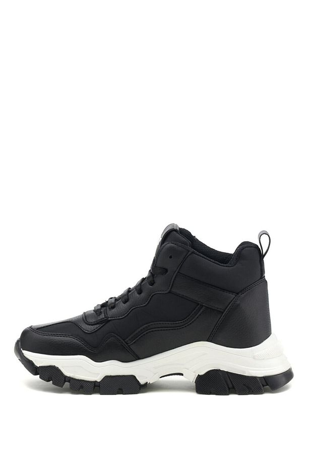 Baroksı.z 1pr Siyah Kadın Sneaker Bot - 4
