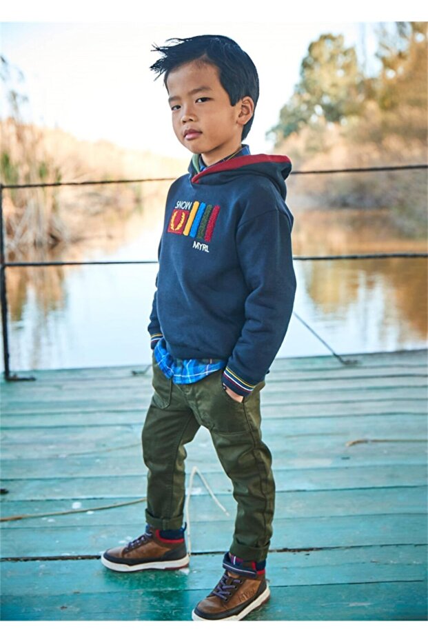 Boy's Lace-Up Pocket Trousers 4565