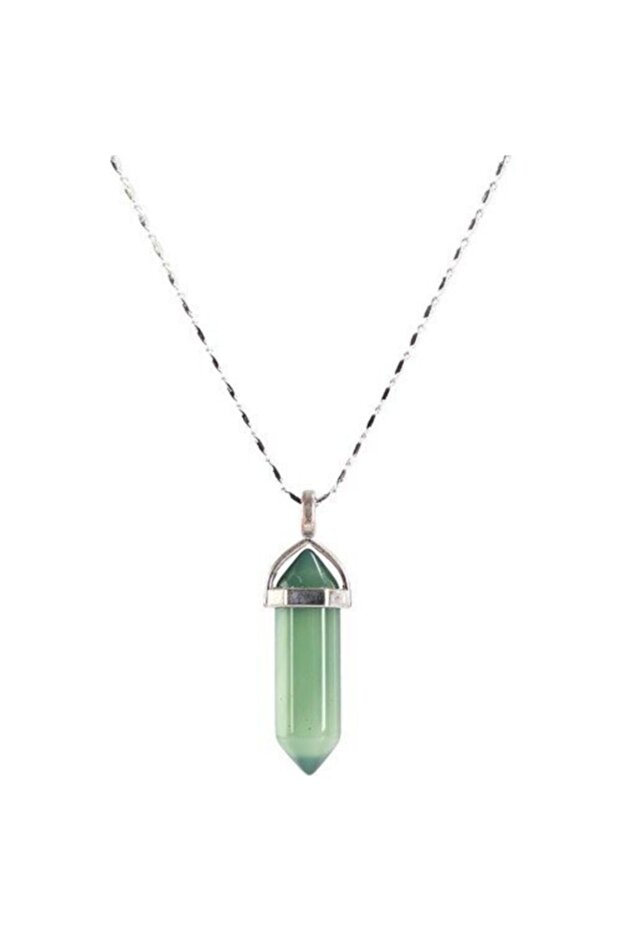 Green Agate Stone Natural Stone Necklace