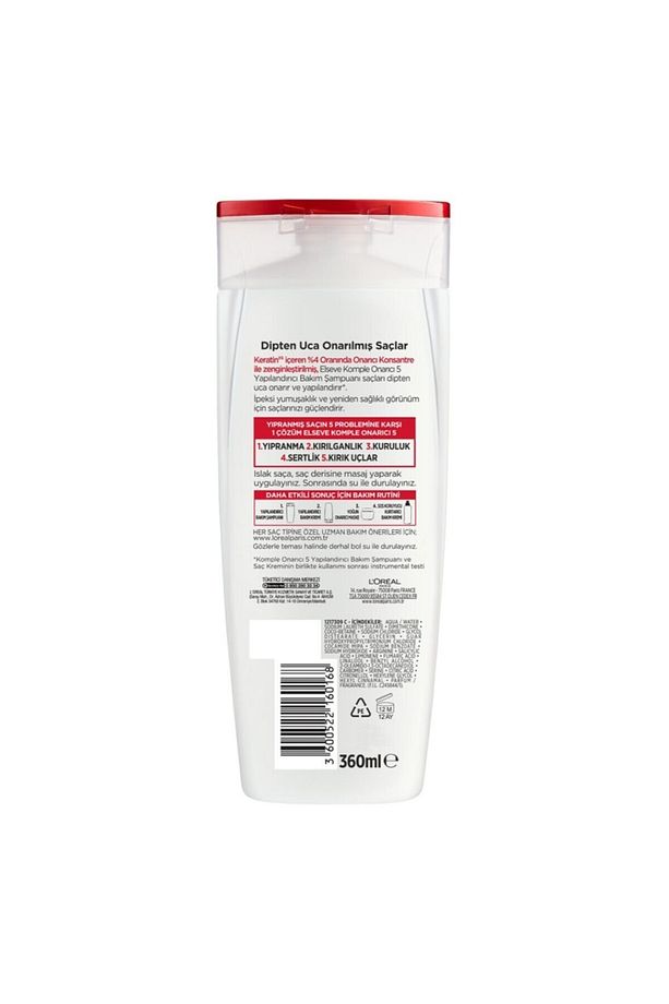 Komple Onarıcı 5 Kepek Karşıtı Şampuan 360 Ml - 3