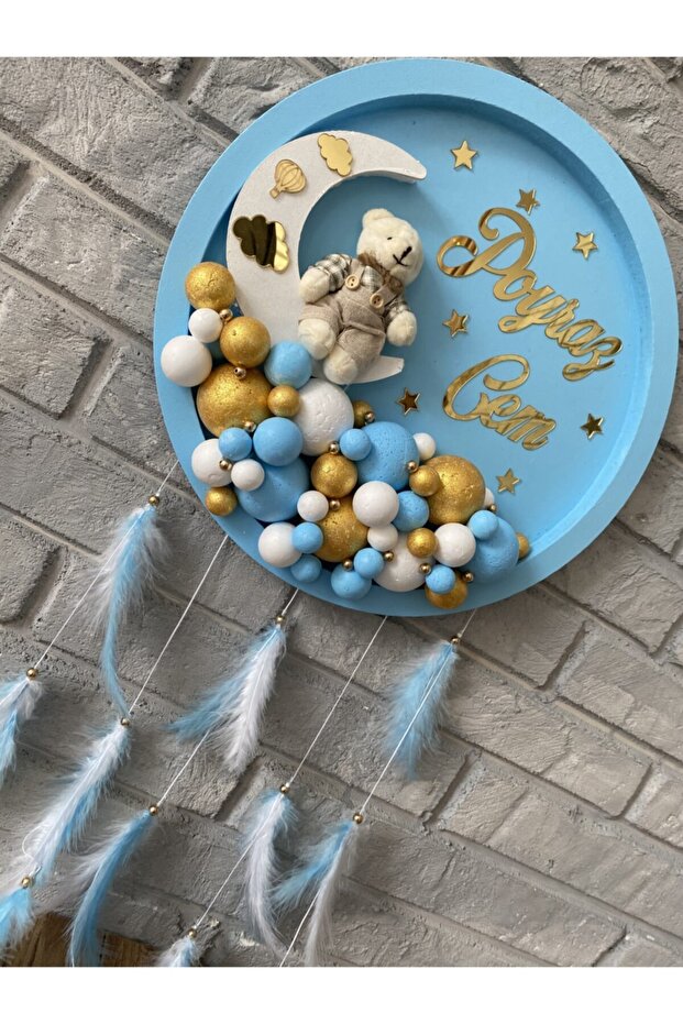 36 Cm Ledsiz Yuvarlak Bubble Kapı Süsü - 1