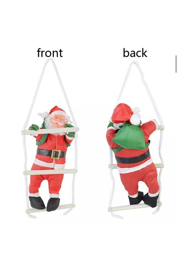 Yılbaşı Merdivenli 3lü Noel Baba - 4