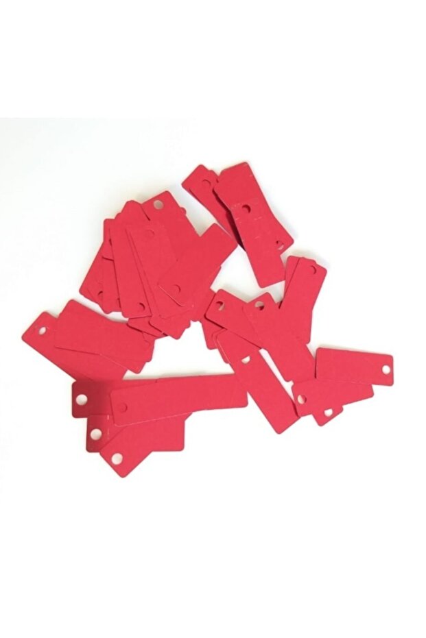 Rectangular Flake Red - 1