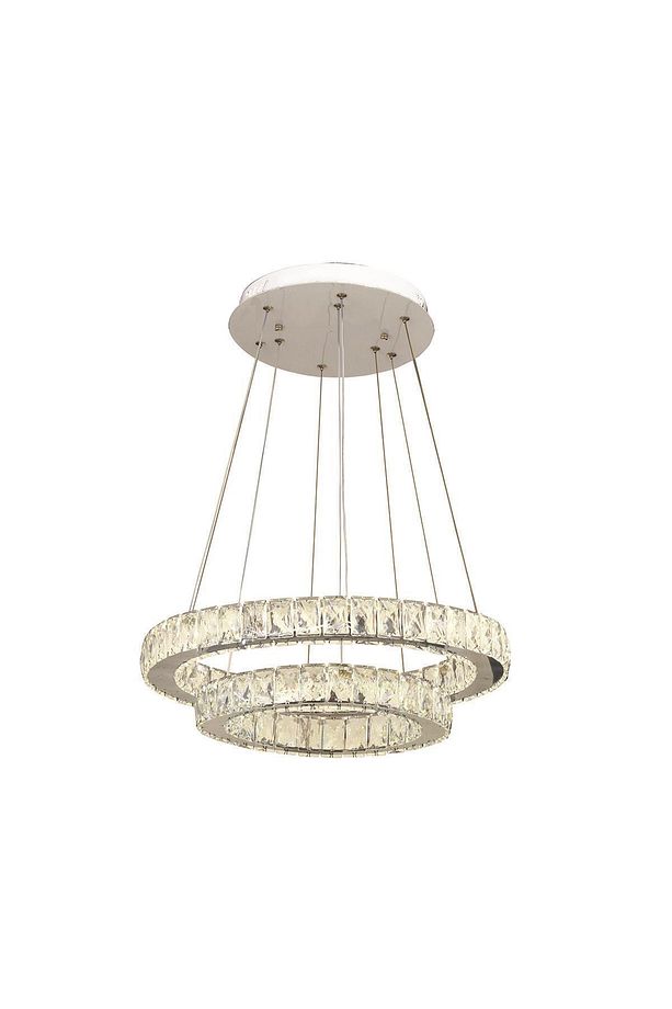 Genç 2 Li Krom Led Avize - 1