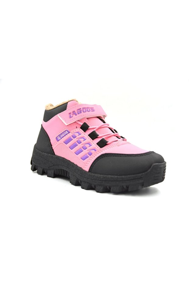 Bt55 Çocuk Kürklü Bot Pembe - 2