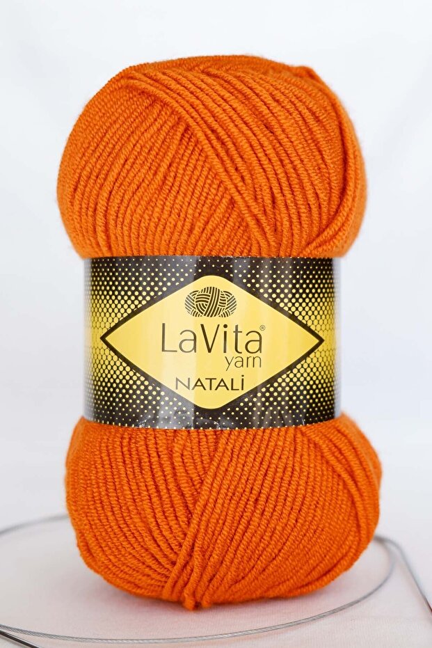 Natali Hand Knitting Yarn Taka Yarn (9554-Orange)