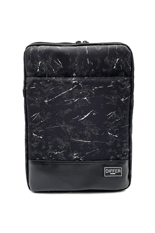 15.6'' Inç Siyah Mermer Desenli Laptop/macbook/notebook/evrak Kılıfı/çantası - 5
