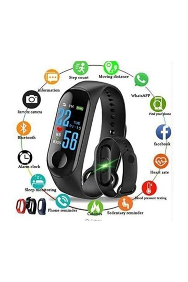 Blue Inter M3 Akıllı Saat Bileklik - 1