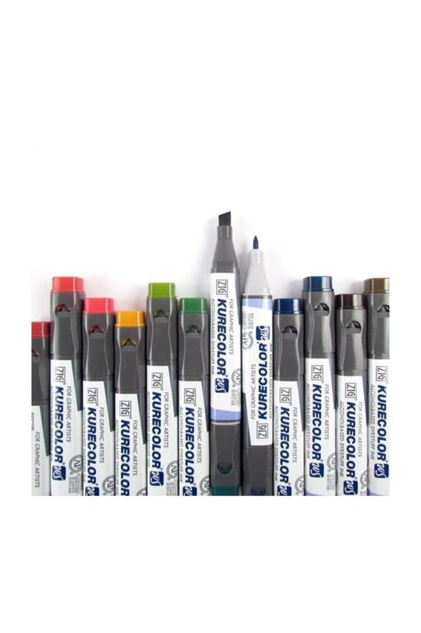 Kurecolor Twin S Marker Kalem 12 RENK SET DEEP COLORS - 2