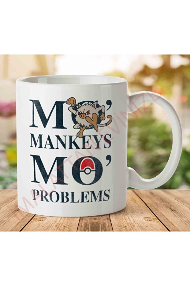كوب Mo Makeys Mo Problems Pokemon مطبوع على الجانبين
