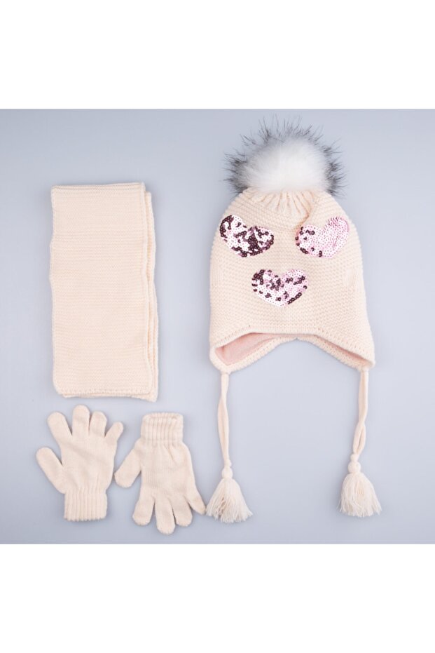 Atkı Bere Eldiven 3 Lü Takım - 1