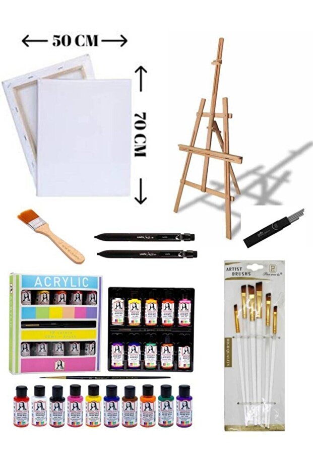 Mona Lisa Akrilik Boya Başlangıç Set - 1