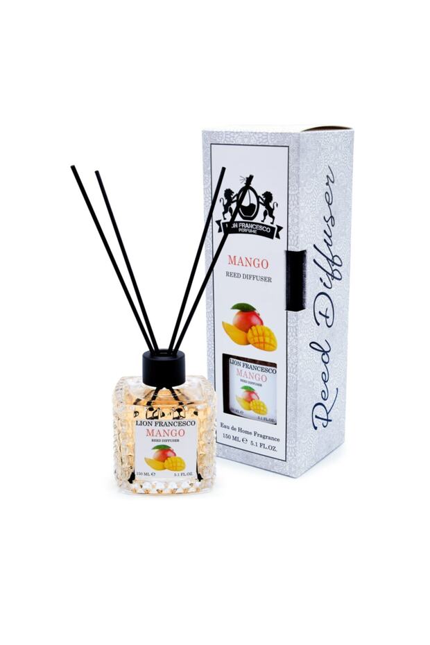 Reed Diffuser Mango Bambu Çubuklu Oda Kokusu 150ml - 1