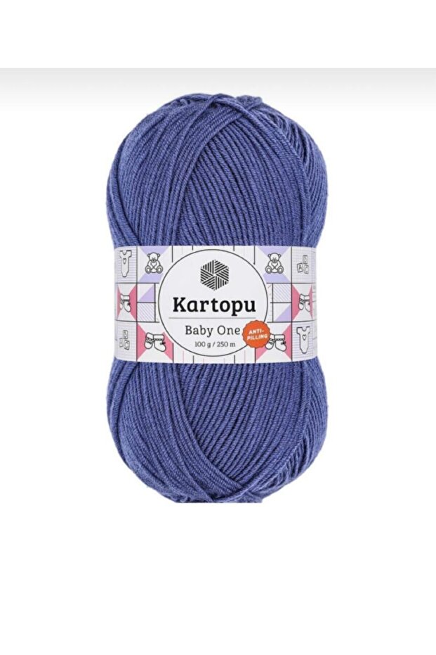 Baby One 100% Anti-Pilling Baby Thread K604 Light Navy Blue