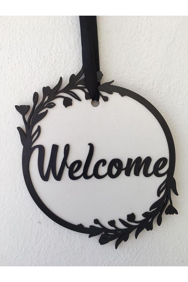 Welcome Yazılı Kapı Süsü - 1
