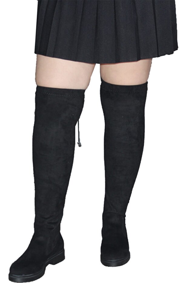 Stretch Black Women's Boots