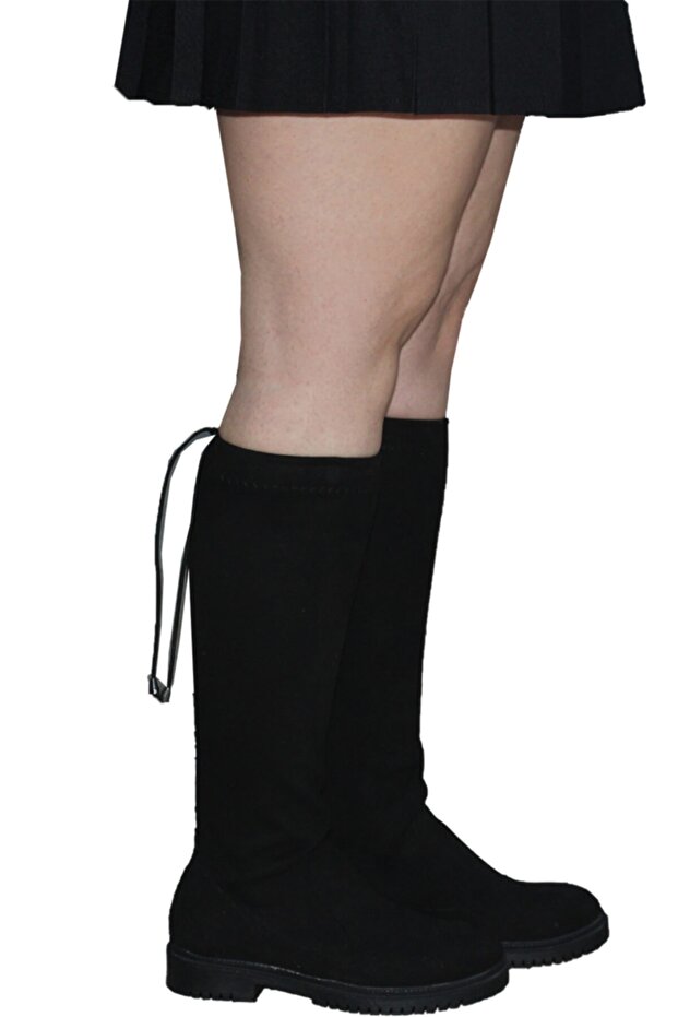 Stretch Black Women's Boots