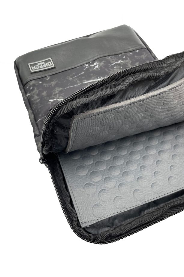 15.6'' Inç Siyah Mermer Desenli Laptop/macbook/notebook/evrak Kılıfı/çantası - 3