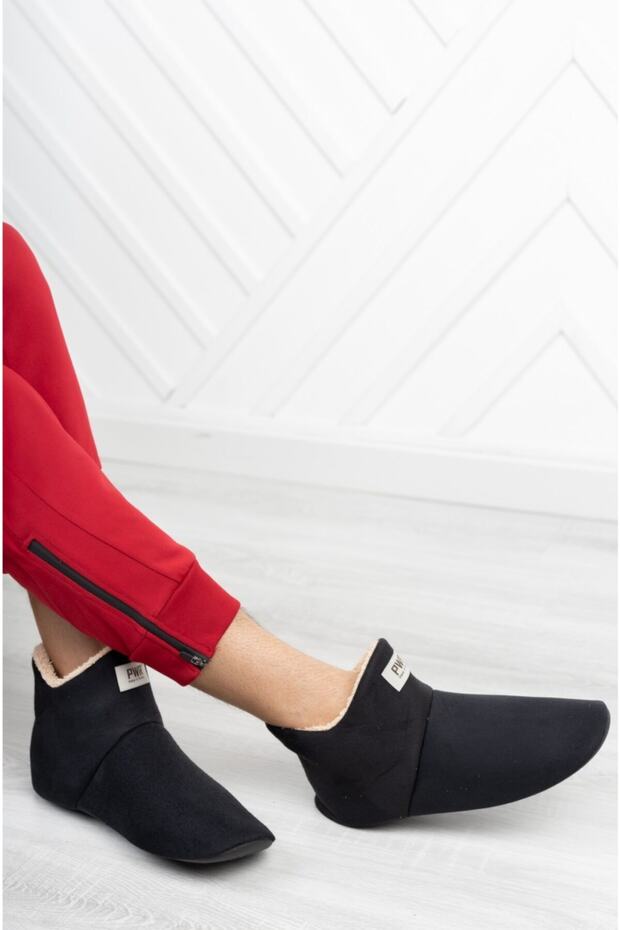 Unisex Panduf Ev Botu Yumuşak Ses Yapmaz Taban - 6