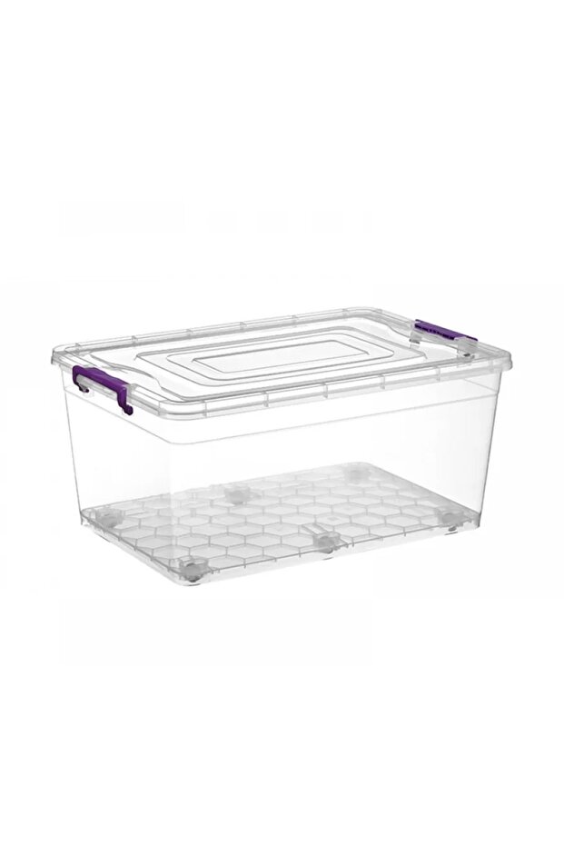 Storage Box 40 Liters Transparent, Large Storage Container
