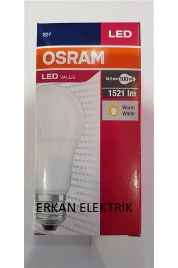 Osram 13 Watt 1521 Lumen E-27 2700k Sarı Led Ampul 13w=100w - 2