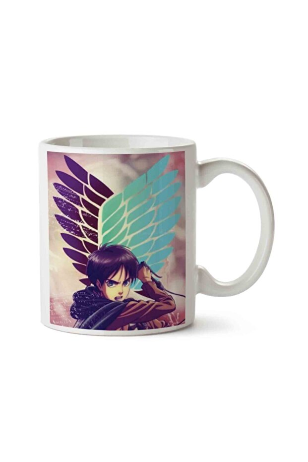 كوب مطبوع عليه Attack On Titan N - 1