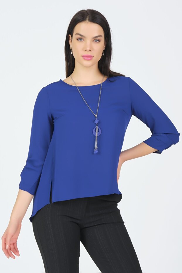 Kolyeli Şık Bluz - 2